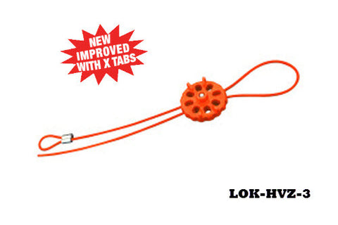 Cable Lockout System 3ft. HI-HVZ Orange - Cable Lockout Tagout Device